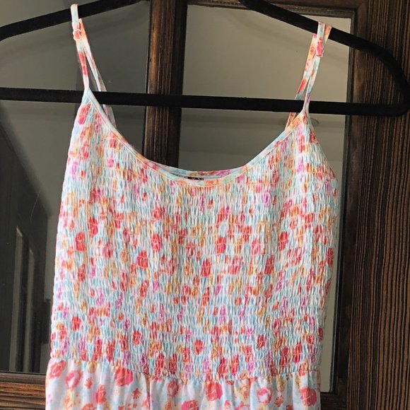 H&M Divided Floral Print Dress with Smocking - Picture 4 of 7